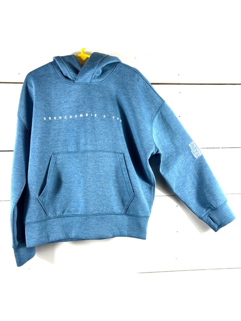 Abercrombie Kids Blue Hoodie YPB 7/8 4-Way Stretch Soft Lightweight Pullover